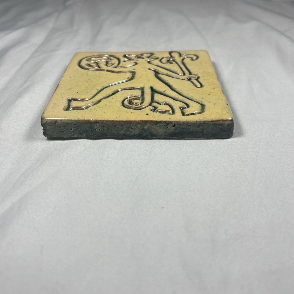 Bucks County 5x5 Ram Demon Ceramic Tile Plaque - Picture 3 of 7